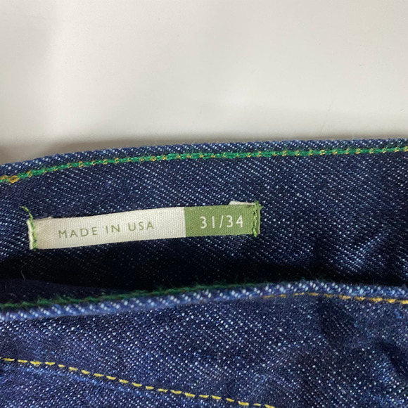 $175 Sid Mashburn Slim Straight Jeans Dark Wash Men's 31x34 - Picture 6 of 7